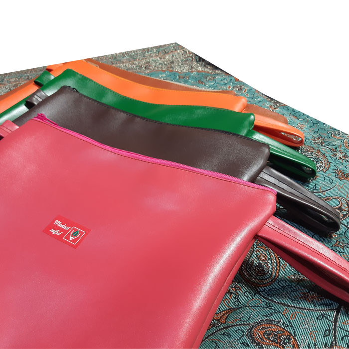 پوشه مداد سفید مدل EUR-A5 زیپ دار