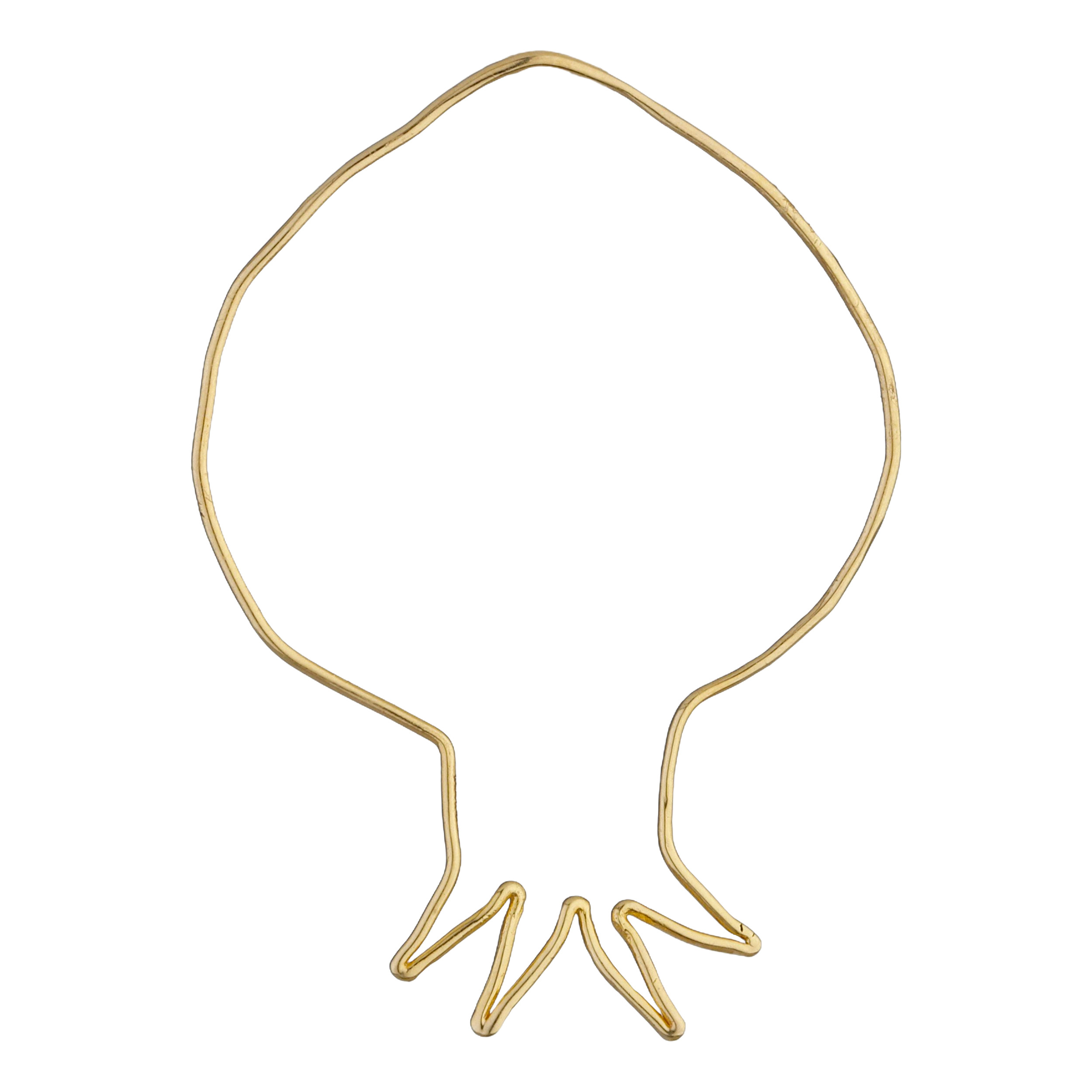 آویز گردنبند طلا 18 عیار زنانه تاج مدل A397 آویز گردنبند طلا 18 عیار زنانه تاج مدل A397