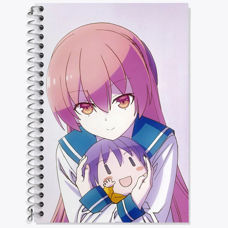 دفتر زبان 50 برگ خندالو مدل دو خط طرح تسوکاسا انیمه مرا به ماه پرواز ده کد 27710