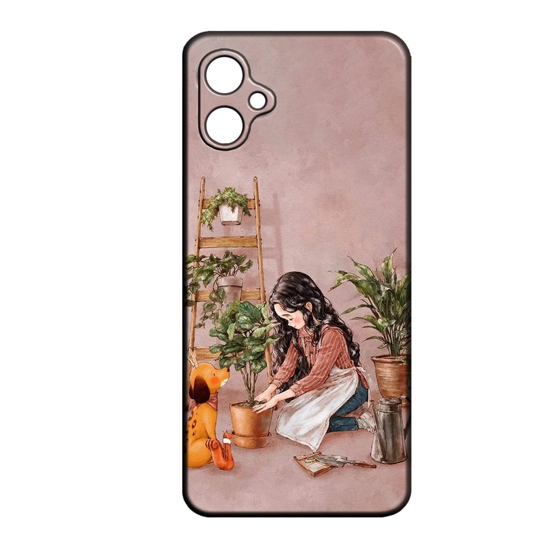 کاور طرح دخترانه کد 253 مناسب برای گوشی موبایل سامسونگ Galaxy A05