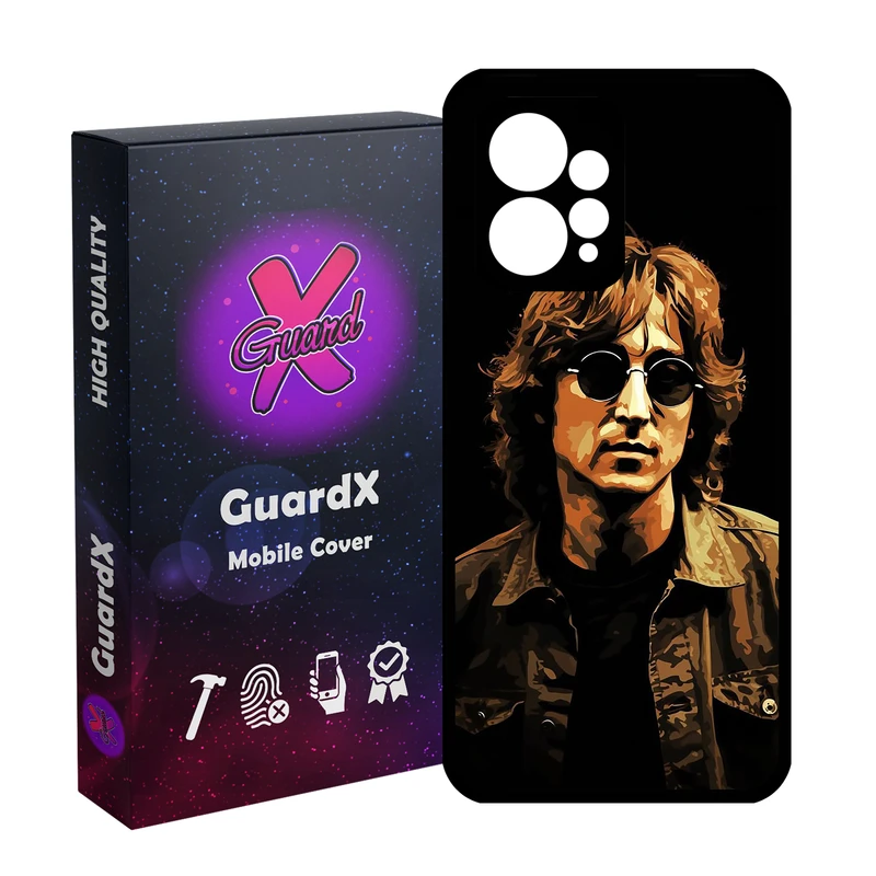 کاور گارد ایکس طرح مرد مدل Glass10753 مناسب برای گوشی موبایل شیائومی Redmi Note 12 4G