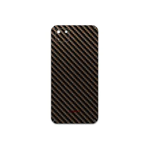 MAHOOT Glossy-Brown-Fiber Cover Sticker for Huawei Y5p