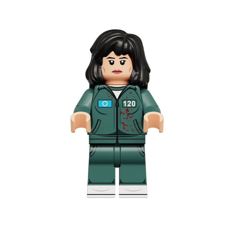 ساختنی 5 تکه برانت مدل بازیکن شماره 120 اسکوئید گیم