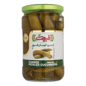 خیارشور نمکی، سرکه‌ای درجه یک  طبیعت - 660 گرم 
