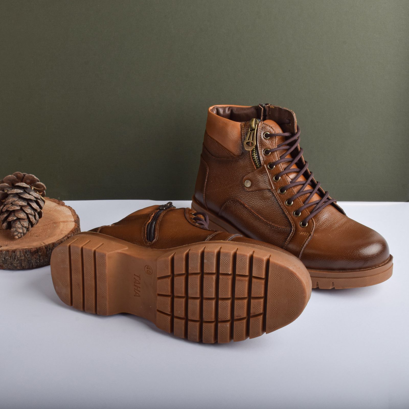 نیم بوت مردانه مدل بلنزا کد BR.1224 -  - 9