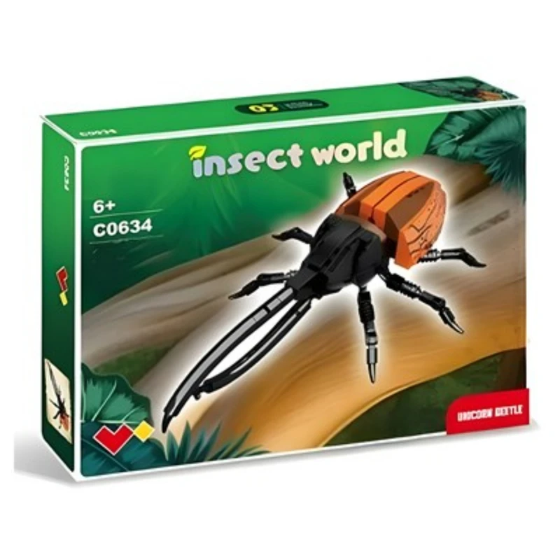 ساختنی 179 تکه مدل سوسک شاخ دار کد 634