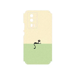 MAHOOT Minimal Internet Cat Icon Cover Sticker for Xiaomi Poco F5 Pro