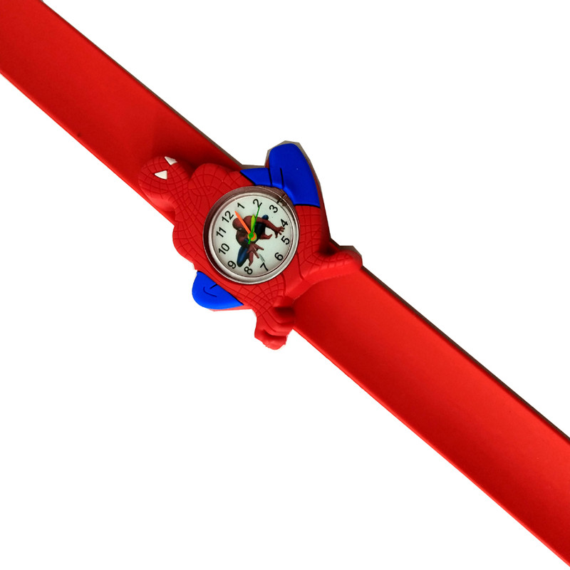 ساعت مچی عقربه ای بچگانه مدل مرد عنکبوتی کد 1