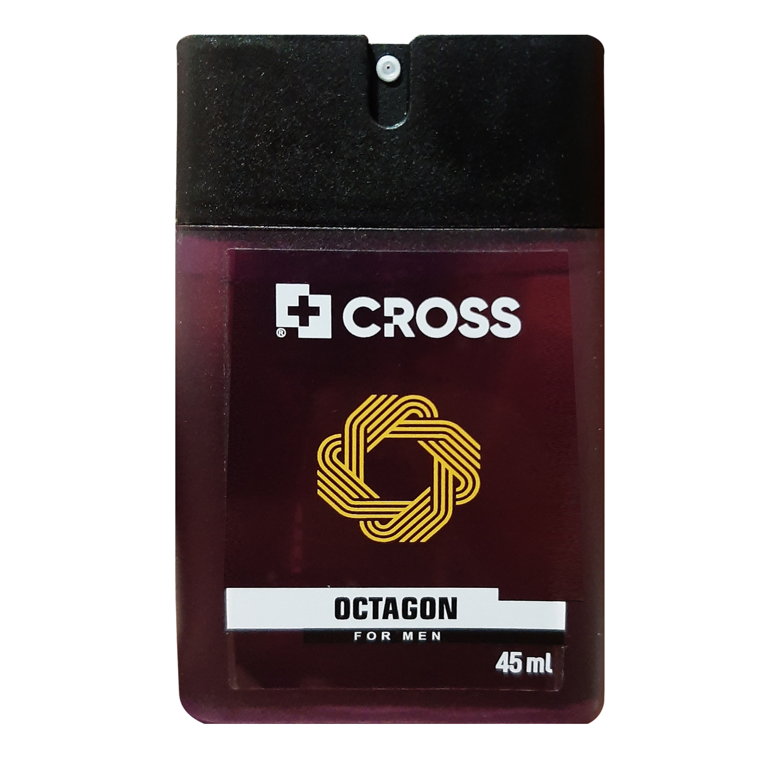 عطر جیبی مردانه کراس مدل octagon کد 2 حجم 45 میلی لیتر