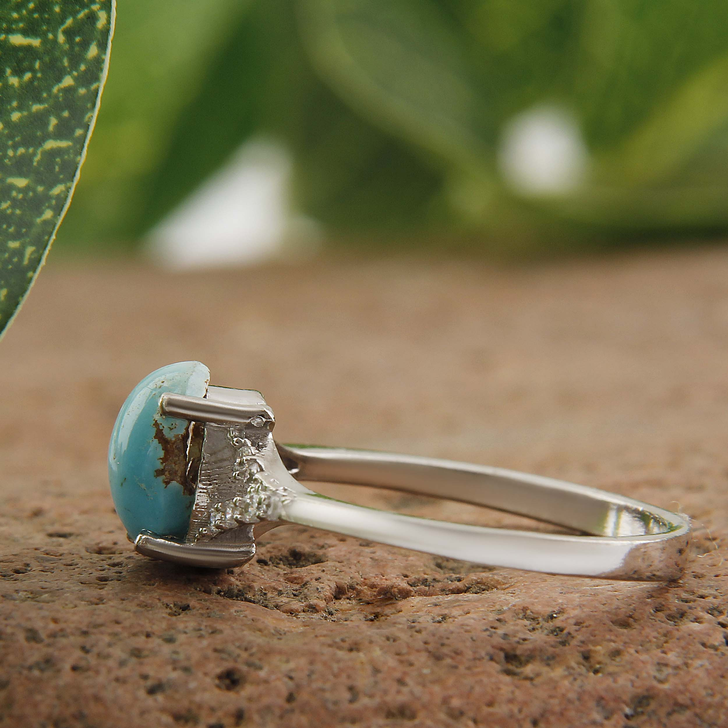 انگشتر نقره زنانه مدل بازرگانی میلادی سنگ فیروزه طبیعی نیشابور نگین برلیان بدون ریزش ابکاری رادیوم کد AWR_1589 انگشتر نقره زنانه مدل بازرگانی میلادی سنگ فیروزه طبیعی نیشابور نگین برلیان بدون ریزش ابکاری رادیوم کد AWR_1589