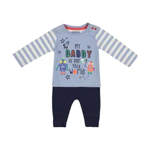ست تی شرت و شلوار نوزادی دبنهامز مدل 5045475965695