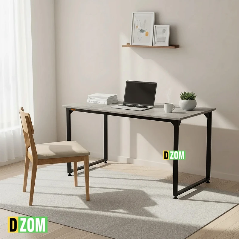 عکس شماره 4 : میز اداری دیزم مدل مونتاژی tld_asm_120×60 سایز 120x60 سانتی متر