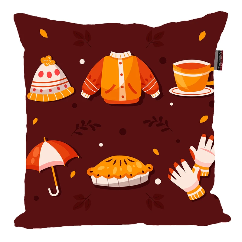 کوسن پاد آفرین مدل تم پاییزی کد PK40216