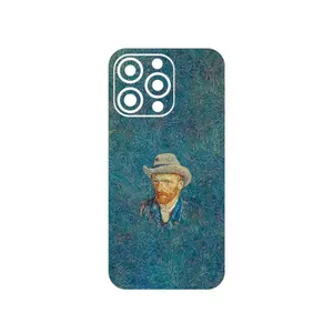 MAHOOT Self portrait with a gray felt hat Cover Sticker for Apple iPhone 13 Pro Max