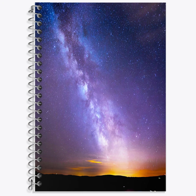 دفتر نت موسیقی 50 برگ خندالو طرح کهکشان (galaxy) کد F6709