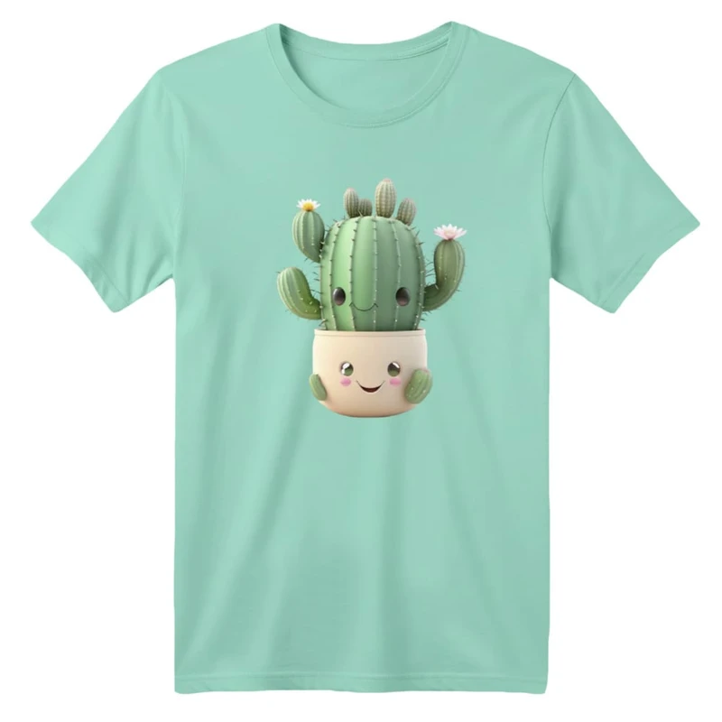 تی شرت آستین کوتاه بچگانه مدل کاکتوس کد ۲