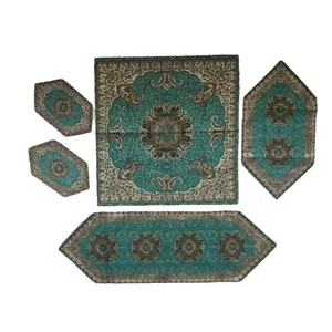 ست 5 تکه رومیزی ترمه مدل ویدا کد R73