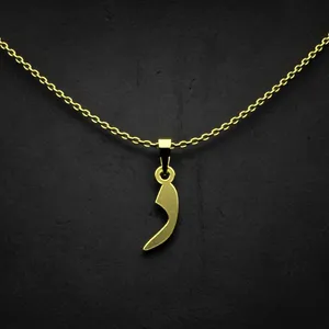 گردنبند طلا 18 عیار زنانه مدوپد مدل حرف د کد I2-1-1758