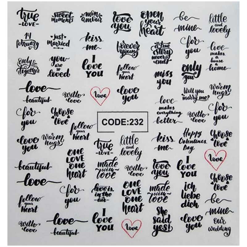 لنز ناخن مدل CODE232