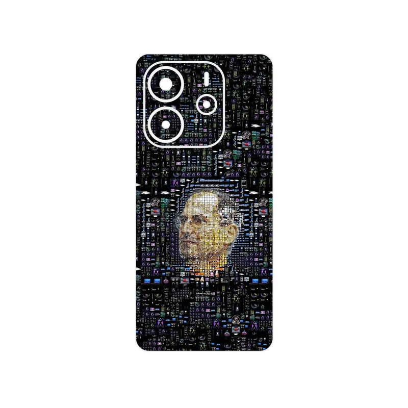 برچسب پوششی ماهوت مدل Collage of Steve Jobs 2 مناسب برای گوشی موبایل شیائومی Redmi Note 14 4G