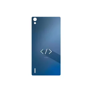 MAHOOT Minimal Coding icon Cover Sticker for Huawei Ascend P7