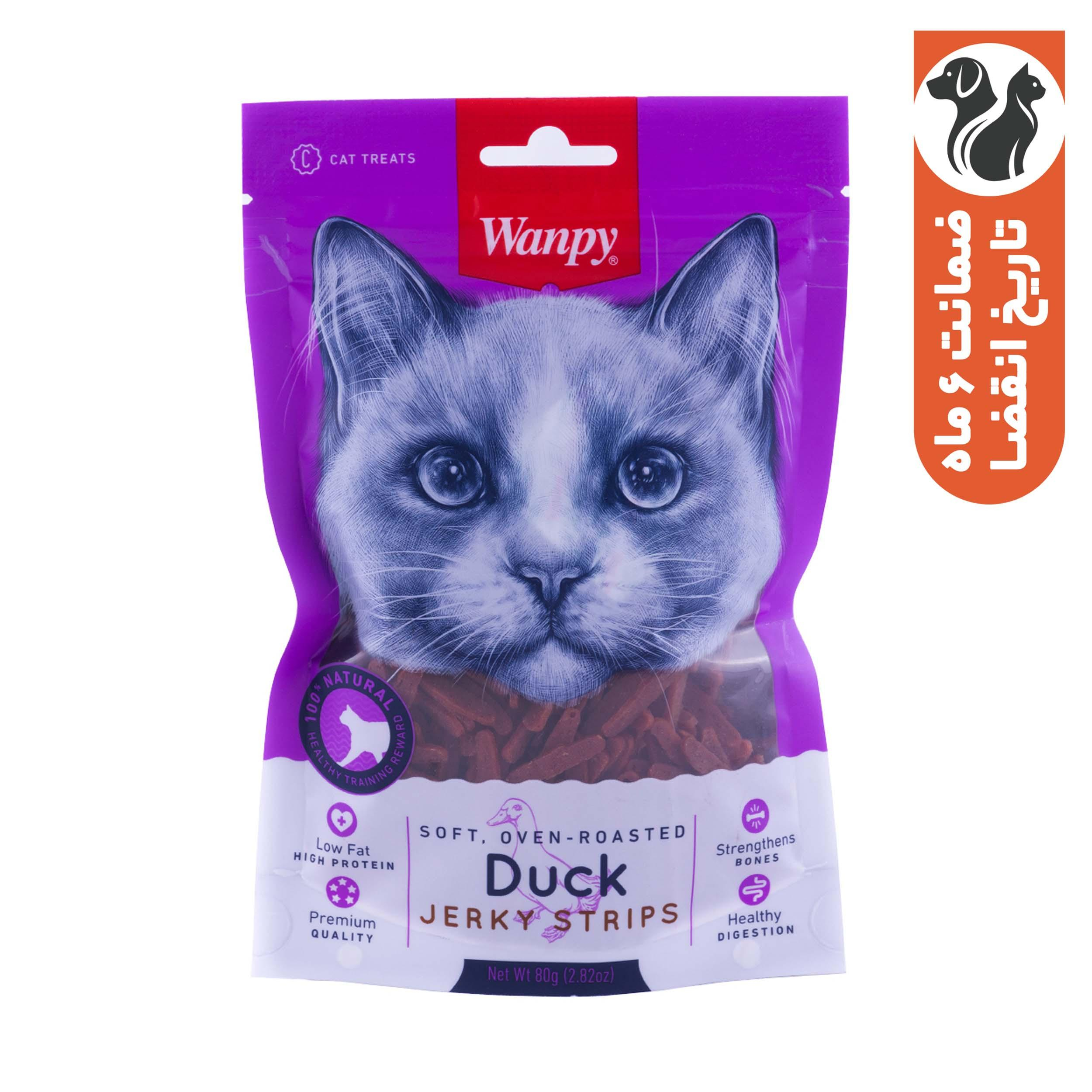 غذای تشویقی گربه ونپی مدل جرکی وزن 80 گرم