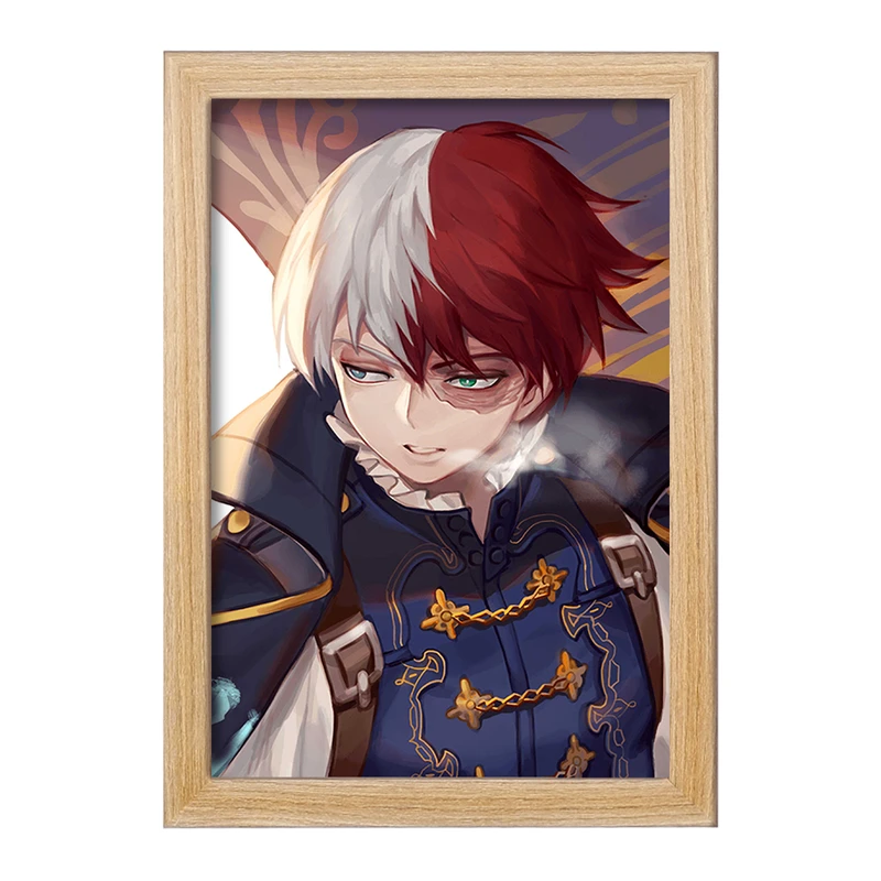 تابلو خندالو مدل شوتو تودوروکی انیمه قهرمان من  کد 13233