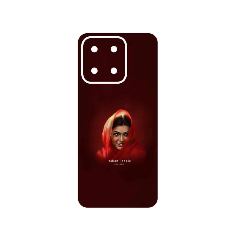 برچسب پوششی ماهوت مدل Portrait of an Indian Woman مناسب برای گوشی موبایل آنر X5b Plus