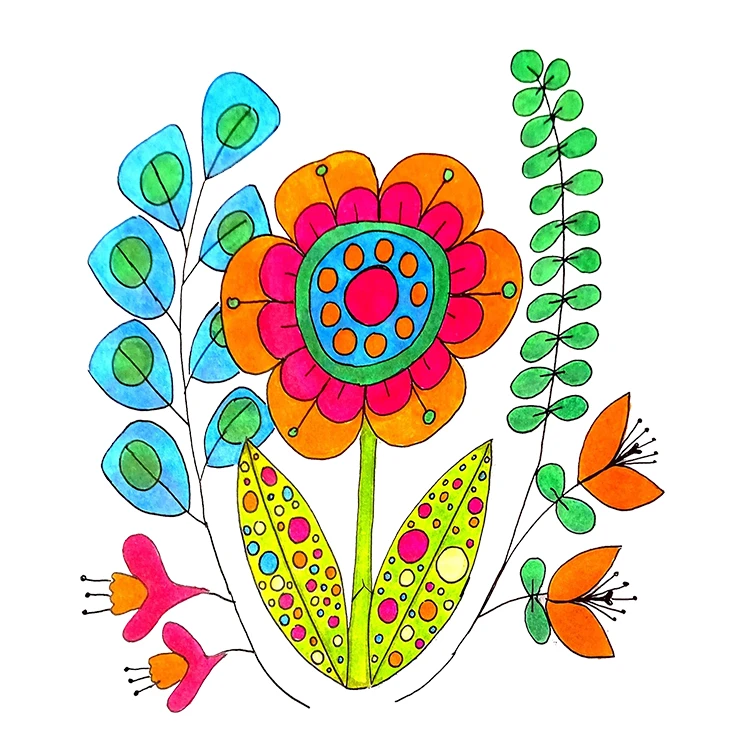 استیکر پارچه و لباس پاد آفرین مدل کارتونی کد S1052