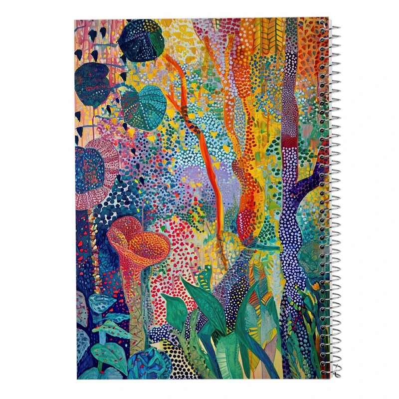 دفتر ژورنال نویسی 50 برگ مدوپد مدل نقطه ای طرح اشکال فانتزی کد DF16223