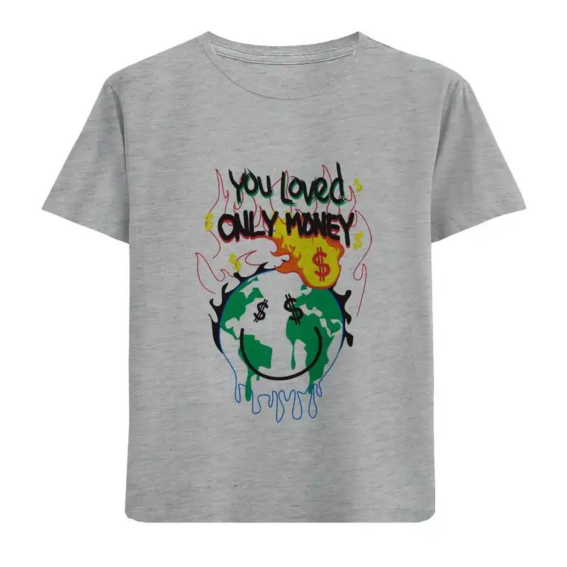 تی شرت آستین کوتاه بچگانه مدل D288 YOU Loved