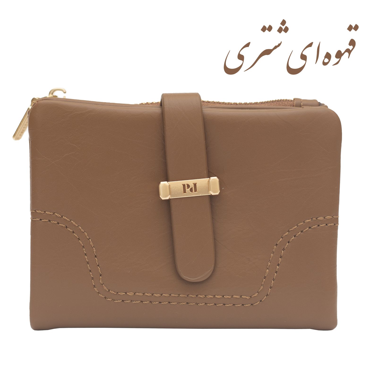 کیف پول زنانه پرتیزس مدل دوخت کد 2020047 -  - 7