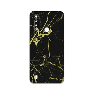 MAHOOT  Graphite-Gold-Marble Cover Sticker for motorola G8 Power Lite