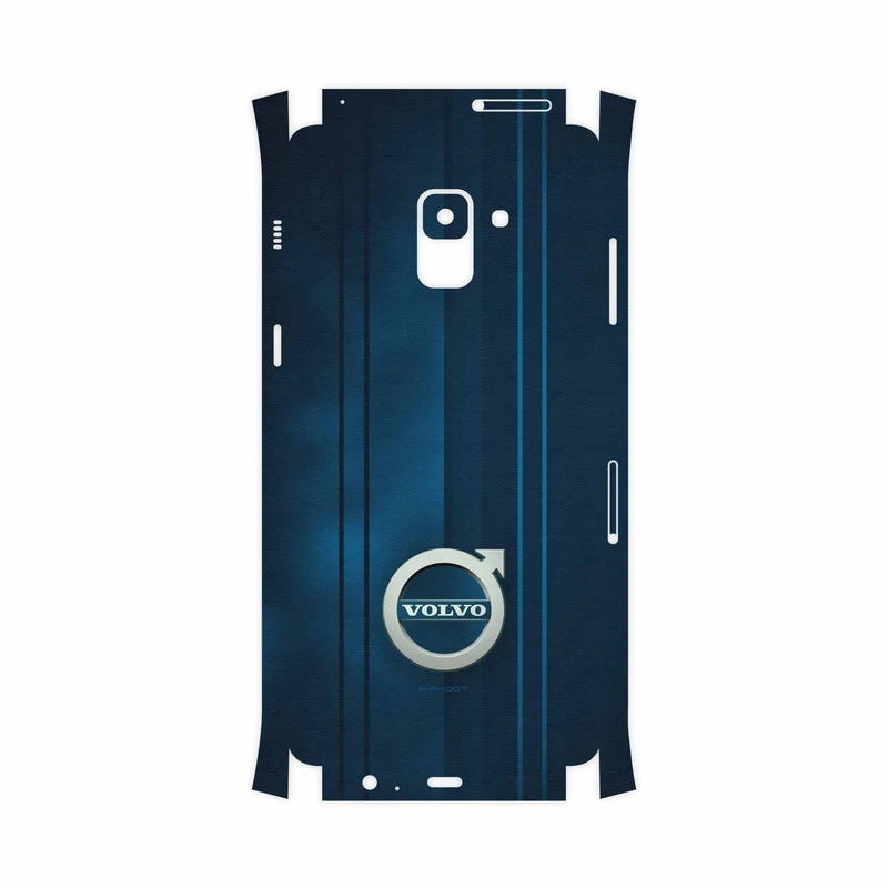 برچسب پوششی ماهوت مدل Volvo-FullSkin مناسب برای گوشی موبایل سامسونگ Galaxy A8 Plus 2018