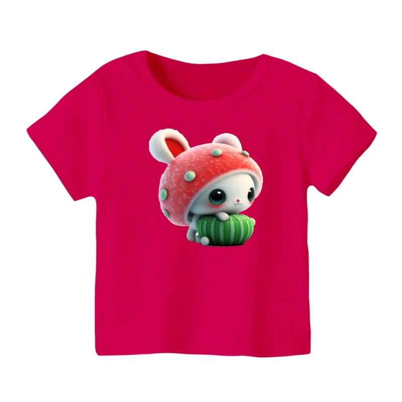 تی شرت آستین کوتاه بچگانه مدل خرگوش یلدایی کد 1