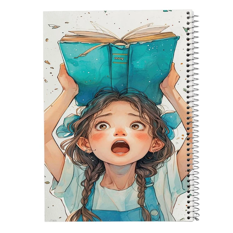 دفتر ژورنال نویسی 50 برگ مدوپد مدل نقطه ای طرح دخترانه کد DF15714