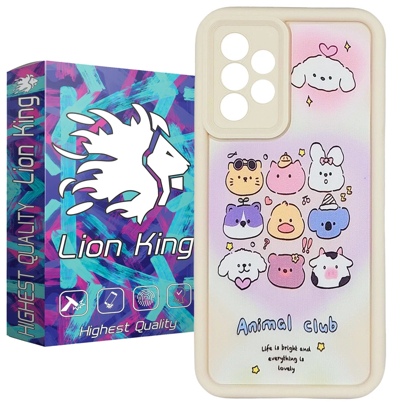 کاور لجندری کینگ طرح تلفن حیوانات مناسب برای گوشی موبایل سامسونگ Galaxy A32 4G