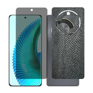 Glass together model privacy screen protector suitable for Honor X9b mobile phone with back cover sticker