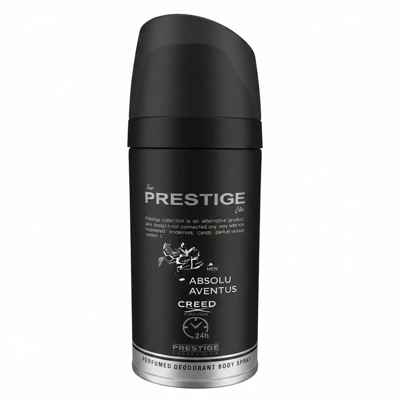اسپری دئودورانت مردانه نیو پرستیژ کالر مدل Absolu Aventus حجم 150 میلی لیتر