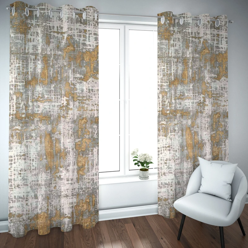 پرده مدل چاپی هازان سایز 300×150 سانتی متر 