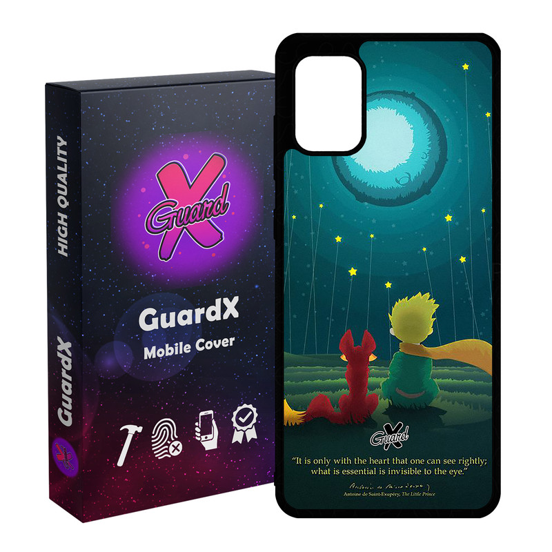 کاور گارد ایکس طرح Little Prince مدل Glass1000153 مناسب برای گوشی موبایل سامسونگ Galaxy A31