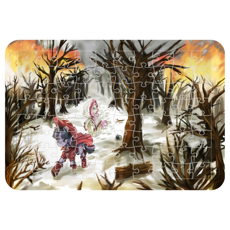 پازل 54 تکه مدل CHB1669 طرح انیمیشن یونیکورن پونی کوچولو