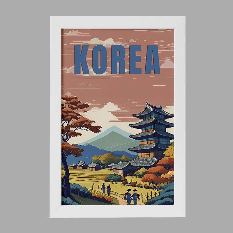 تابلو خندالو مدل کره (Korea) کد F6304