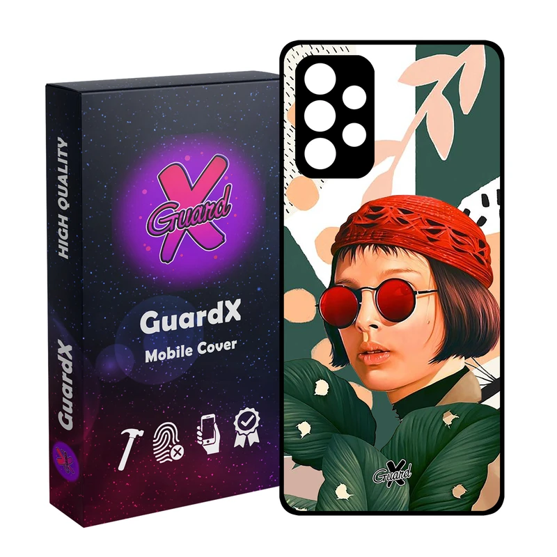 کاور گارد ایکس طرح ماتیلدا مدل Glass10341 مناسب برای گوشی موبایل سامسونگ Galaxy A32 4G