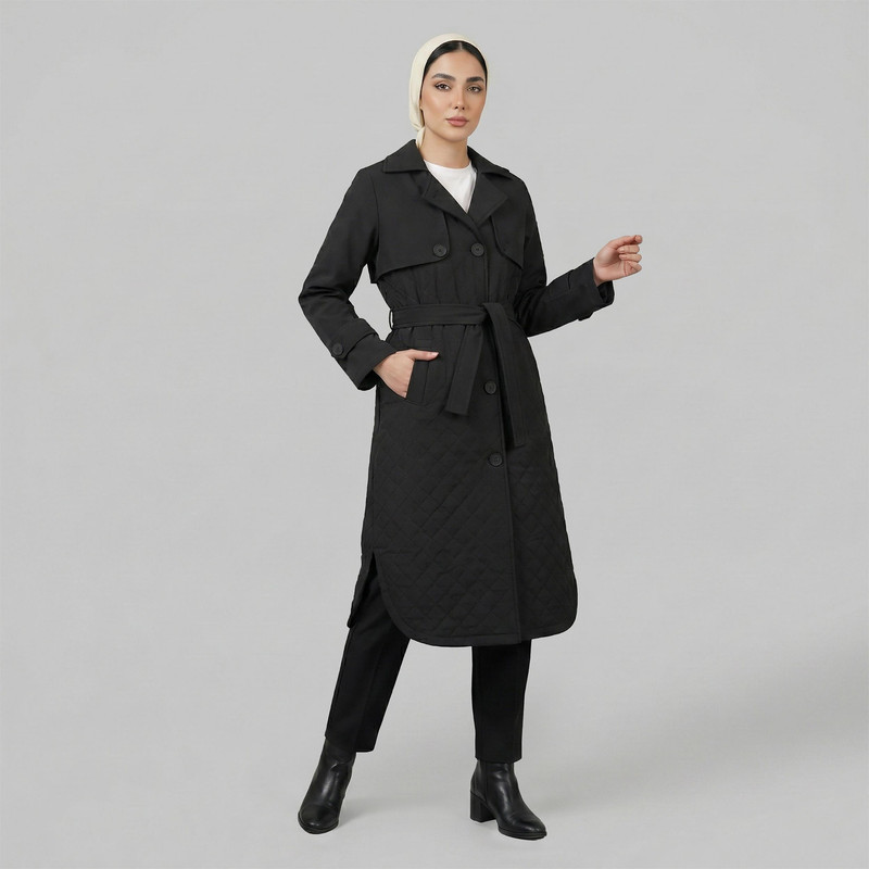 کاپشن بلند زنانه السانا مدل لمیا کد 2428