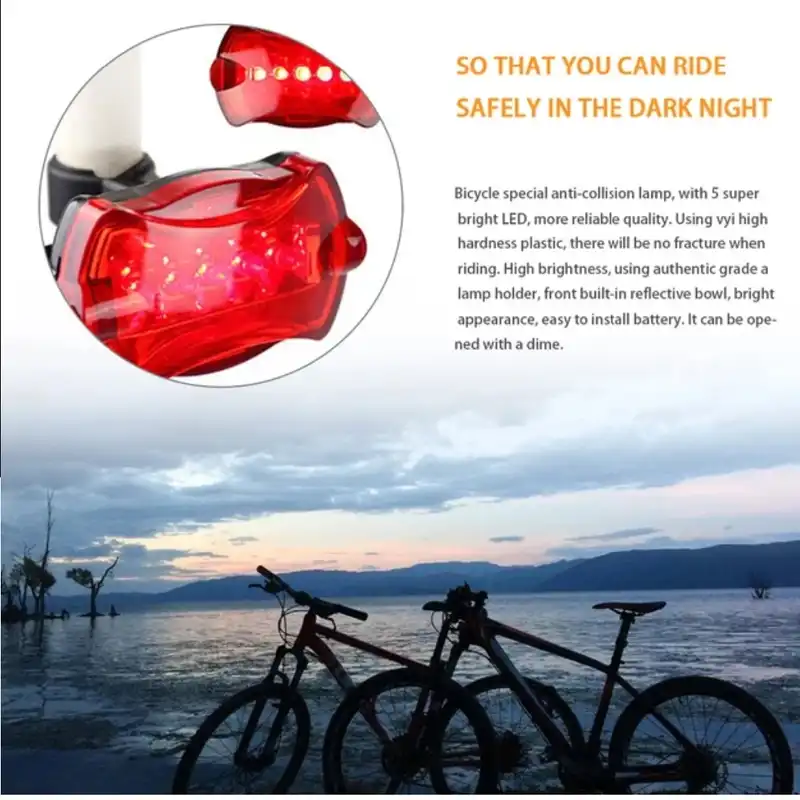 چراغ عقب دوچرخه مدل pa73