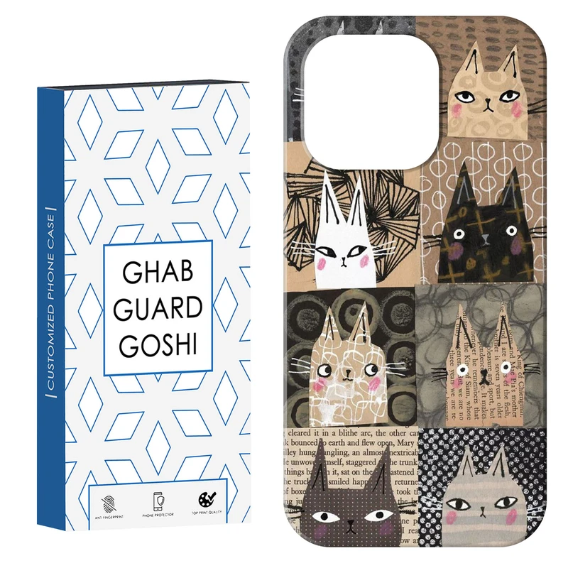 کاور قاب گارد گوشی طرح گربه کد Dimo-308 مناسب برای گوشی موبایل اپل  IPHONE 16 PRO MAX   