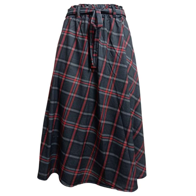 دامن زنانه مدل چهارخونه کد 12