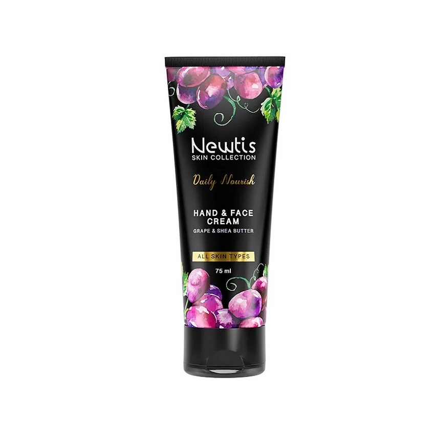 کرم مرطوب کننده نیوتیس مدل انگور و شی باتر مناسب انواع پوست حجم ۷۵ میلی لیتر