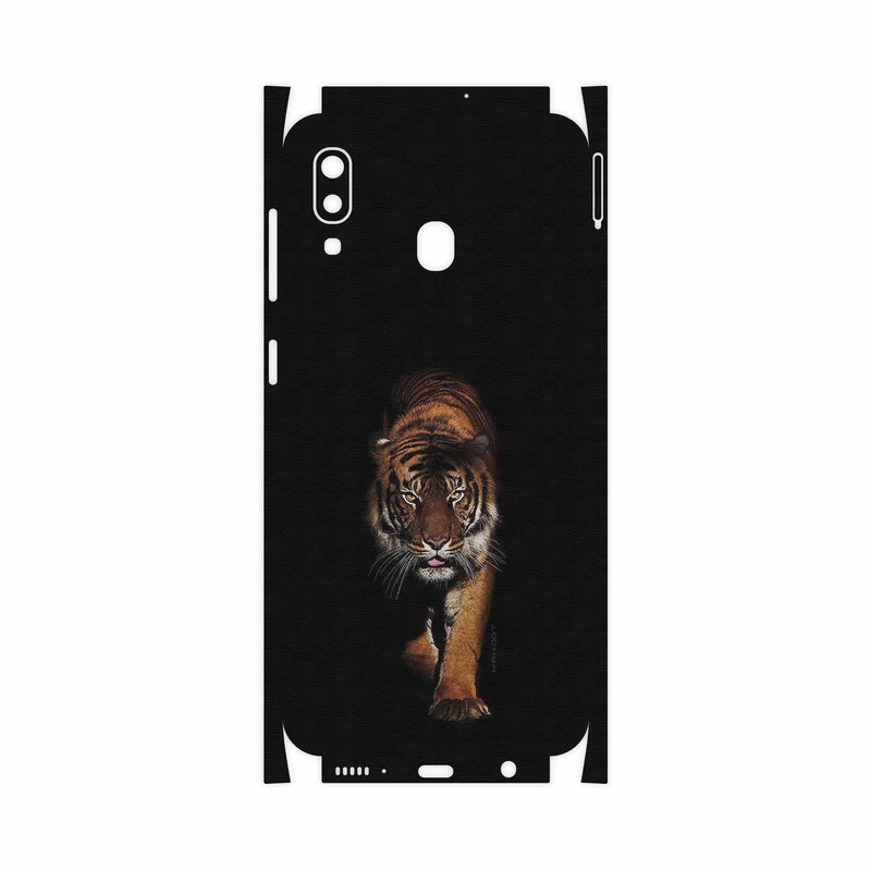 برچسب پوششی ماهوت مدل Wild Tiger-FullSkin مناسب برای گوشی موبایل سامسونگ Galaxy A30